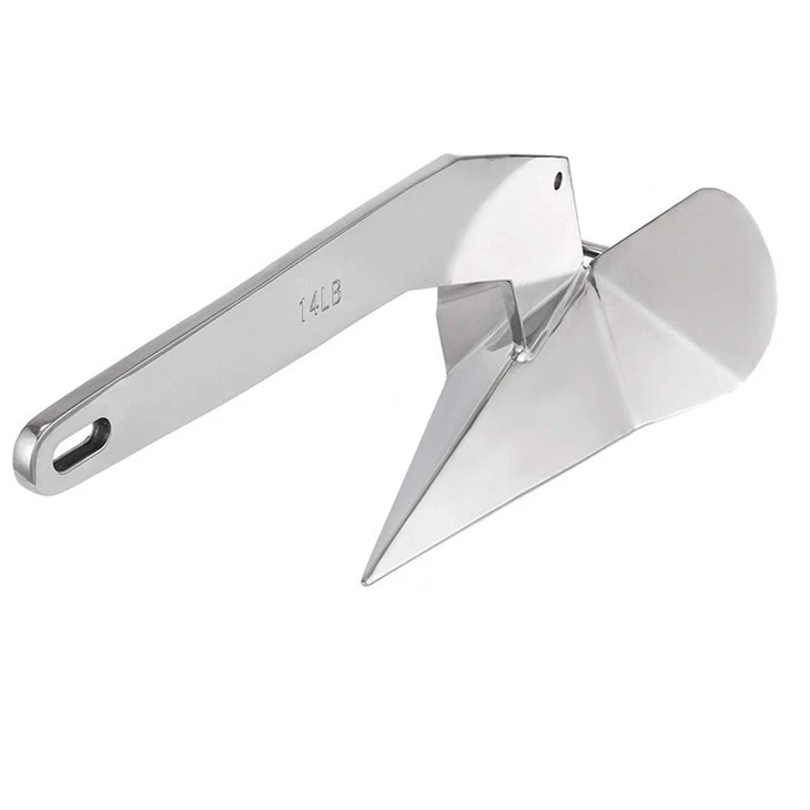 Ancre en acier inoxydable pour bateau